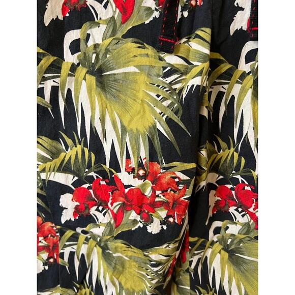 Tommy Bahama Men’s Floral Elastic Drawstring Lounge Sleep Hawaiian Pants Medium - Picture 2 of 9